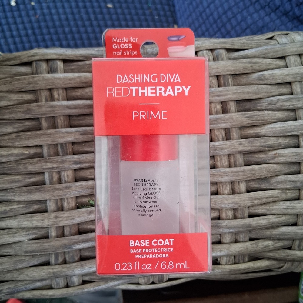 Dashing Diva Red Therapy Prime Gloss Base Seal Base Coat 0.23 fl oz (Pack of 1)